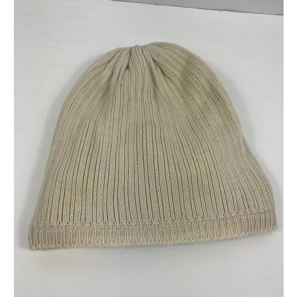 NWT Hat Attack Soft Lined ribbed knit beanie hat